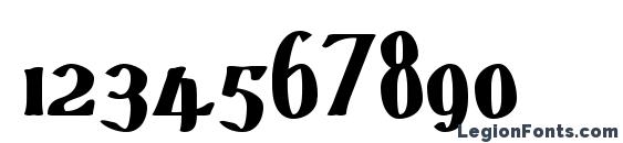 dSpenserBlack Font, Number Fonts