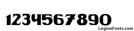 Dsradac Font, Number Fonts