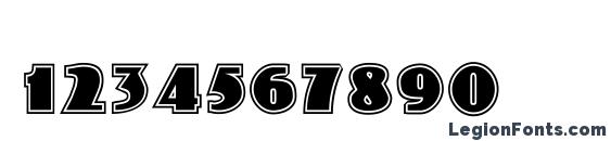 Dsradainlinec Font, Number Fonts