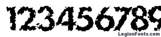 Dsstain1 Font, Number Fonts