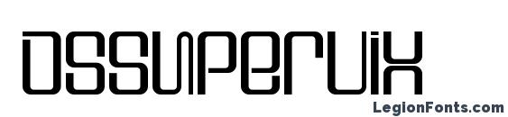 Dssupervix font, free Dssupervix font, preview Dssupervix font