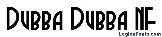 Dubba Dubba NF font, free Dubba Dubba NF font, preview Dubba Dubba NF font
