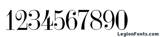 Dubiel Regular Font, Number Fonts