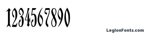 DuererGotisch Font, Number Fonts