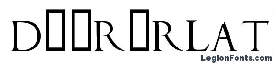 шрифт Duererlatincapitals, бесплатный шрифт Duererlatincapitals, предварительный просмотр шрифта Duererlatincapitals