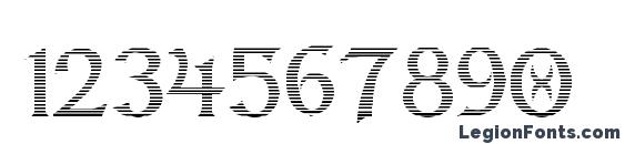 Dumbledor 1 cut down Font, Number Fonts