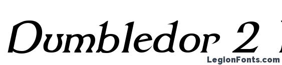 Dumbledor 2 Italic Font