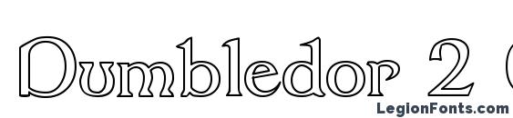 Dumbledor 2 Outline Font, TTF Fonts