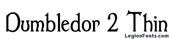 Dumbledor 2 Thin font, free Dumbledor 2 Thin font, preview Dumbledor 2 Thin font