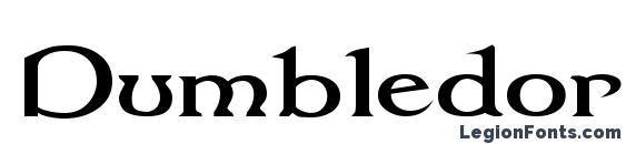 Dumbledor 2 Wide Font