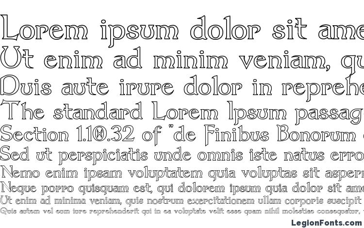 specimens Dumbledor 3 Outline font, sample Dumbledor 3 Outline font, an example of writing Dumbledor 3 Outline font, review Dumbledor 3 Outline font, preview Dumbledor 3 Outline font, Dumbledor 3 Outline font