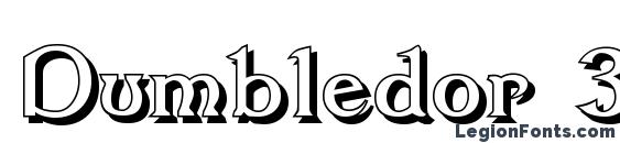Dumbledor 3 Shadow Font