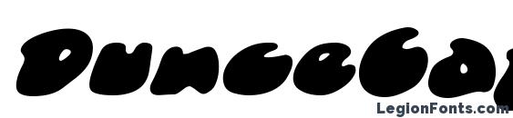 шрифт DunceCap BB Italic, бесплатный шрифт DunceCap BB Italic, предварительный просмотр шрифта DunceCap BB Italic