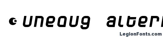 Dunebug alternates 45mph Font