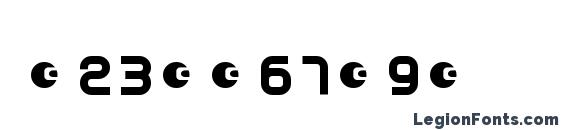 Dunebug alternates Font, Number Fonts