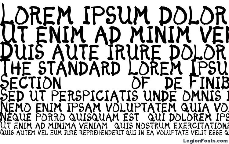 specimens Dunno font, sample Dunno font, an example of writing Dunno font, review Dunno font, preview Dunno font, Dunno font
