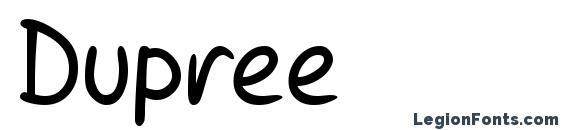 шрифт Dupree, бесплатный шрифт Dupree, предварительный просмотр шрифта Dupree