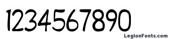 Dupuy Regular Font, Number Fonts