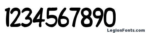 DupuyHeavy Regular Font, Number Fonts