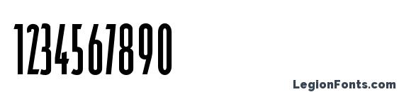 Durango Compressed Bold Font, Number Fonts