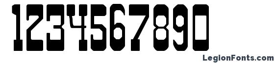 Durango Font, Number Fonts