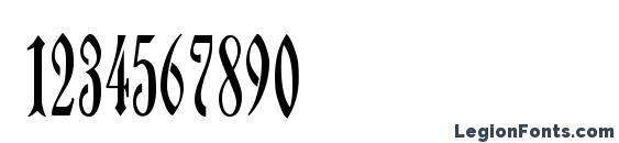 Durer Gothic Font, Number Fonts