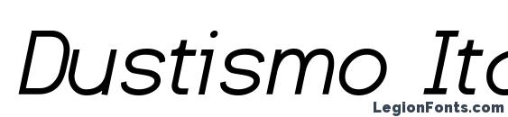 Dustismo Italic font, free Dustismo Italic font, preview Dustismo Italic font