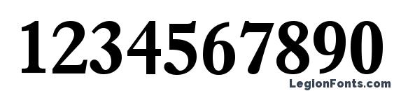 Dutch 766 Bold BT Font, Number Fonts