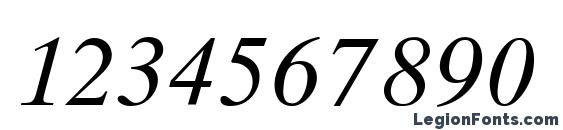 Dutch 8 Font, Number Fonts