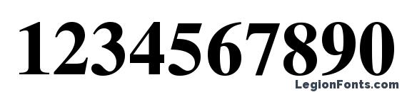 Dutch 801 Bold BT Font, Number Fonts