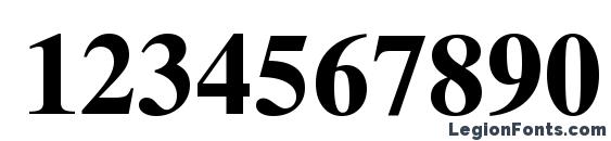 Dutch 801 Bold Win95BT Font, Number Fonts