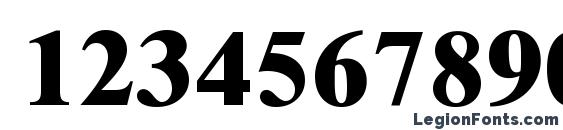 Dutch 801 Extra Bold BT Font, Number Fonts