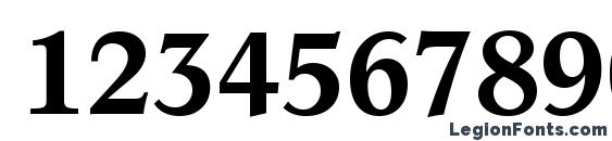 Dutch 809 Bold BT Font, Number Fonts