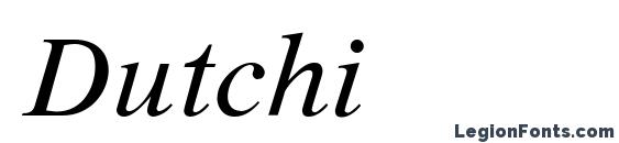 шрифт Dutchi, бесплатный шрифт Dutchi, предварительный просмотр шрифта Dutchi