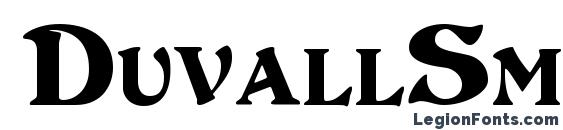 шрифт DuvallSmallCaps, бесплатный шрифт DuvallSmallCaps, предварительный просмотр шрифта DuvallSmallCaps
