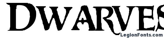 шрифт Dwarves, бесплатный шрифт Dwarves, предварительный просмотр шрифта Dwarves