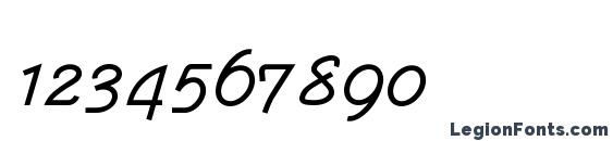 DymaxionScript Font, Number Fonts