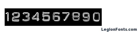 Dymo Font, Number Fonts