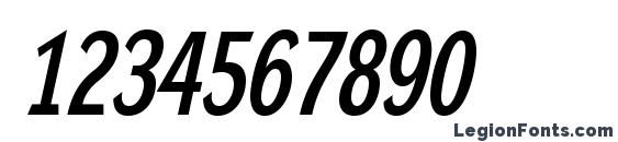 DynaGroteskDC Italic Font, Number Fonts