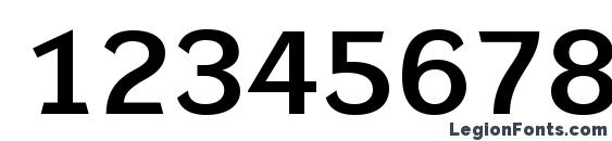 DynaGroteskLXE Bold Font, Number Fonts