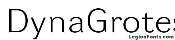 DynaGroteskLXE font, free DynaGroteskLXE font, preview DynaGroteskLXE font