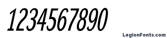 DynaGroteskRXC Italic Font, Number Fonts