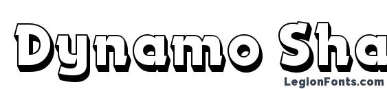 Шрифт Dynamo Shadow LET Plain.1.0, Красивые шрифты