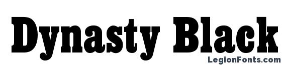 Dynasty Black Cond font, free Dynasty Black Cond font, preview Dynasty Black Cond font
