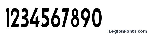 DynastyCondensed Regular Font, Number Fonts