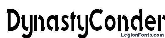 DynastyCondensed Regular Font, All Fonts