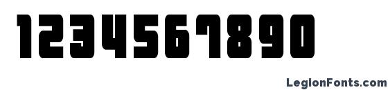 Dynomite thin Font, Number Fonts