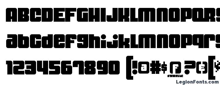 glyphs Dynomite font, сharacters Dynomite font, symbols Dynomite font, character map Dynomite font, preview Dynomite font, abc Dynomite font, Dynomite font