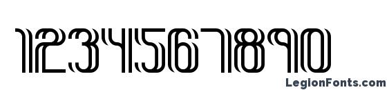 Dyphusion BRK Font, Number Fonts