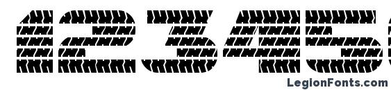 Eagle GT II Font, Number Fonts